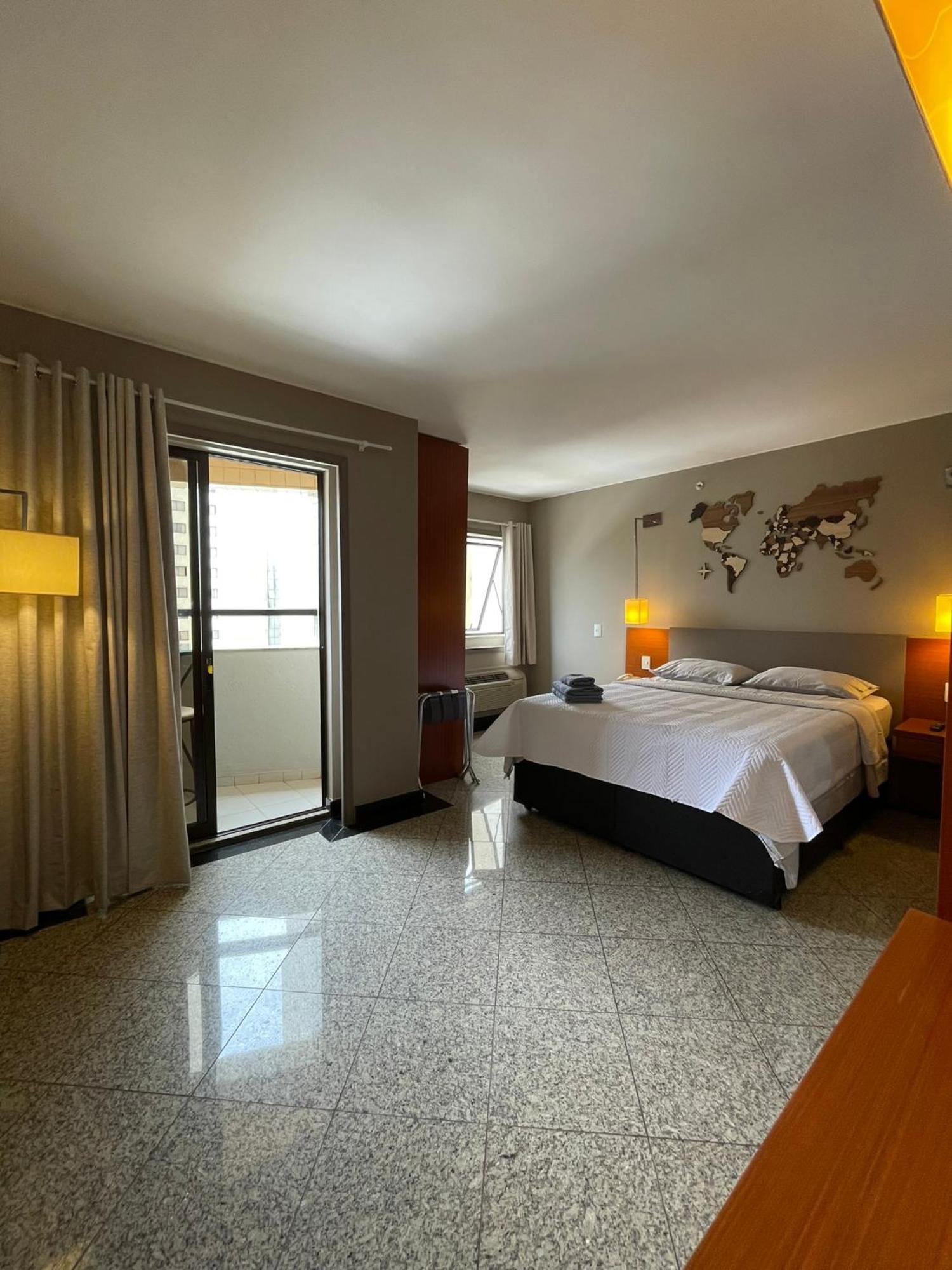 Flat Comfort C/ Garagem Na Asa Norte Apartahotel