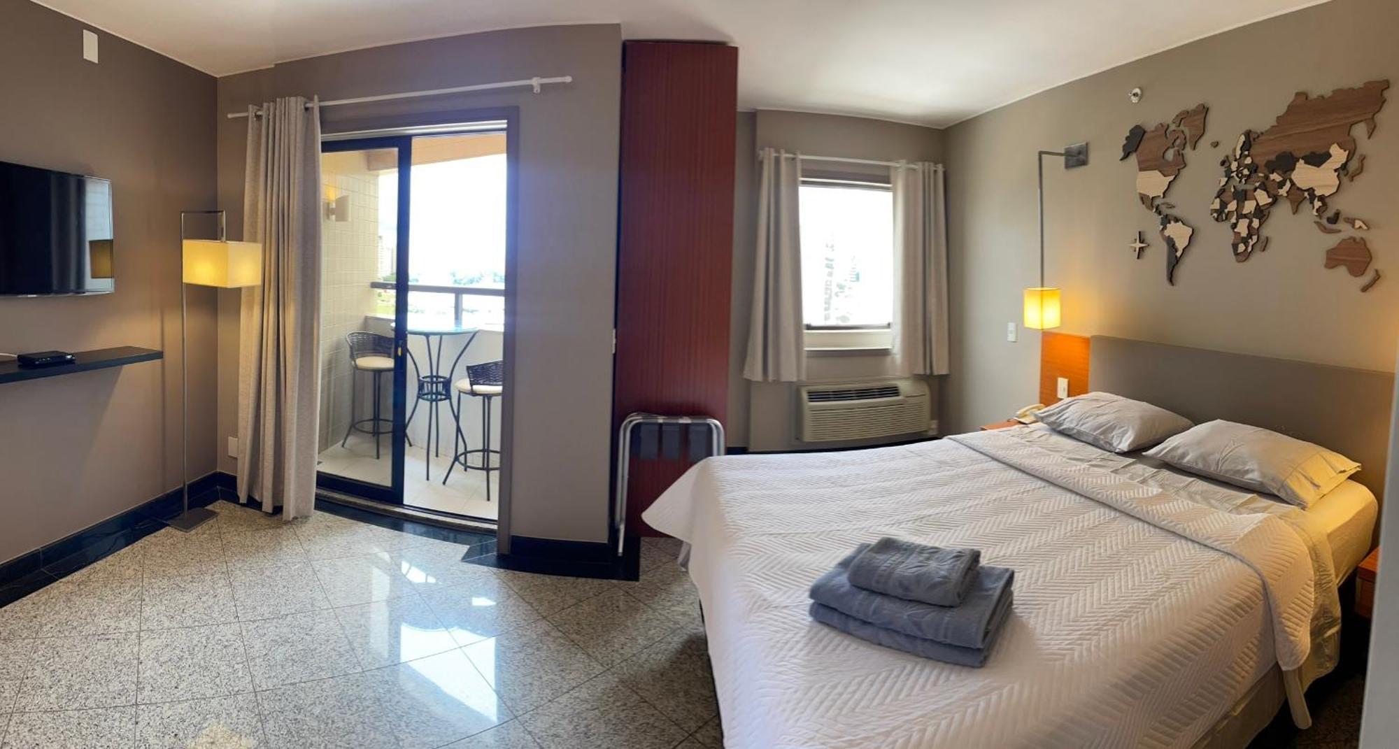 Flat Comfort C/ Garagem Na Asa Norte Apartahotel *